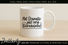 Sarcastic Mental Health SVG Funny Anxiety T-shirt Mug Design Product Image 3