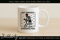 Sarcastic Mental Health SVG Funny Anxiety T-shirt Mug Design Product Image 5