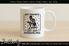 Sarcastic Mental Health SVG Funny Anxiety T-shirt Mug Design Product Image 5