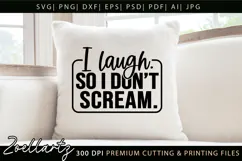 Sarcastic Mental Health SVG Funny Anxiety T-shirt Mug Design Product Image 7