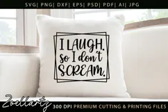 Sarcastic Mental Health SVG Funny Anxiety T-shirt Mug Design Product Image 2