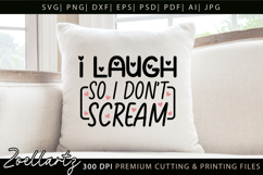 Funny Mental Health SVG Sarcastic Anxiety T-shirt Mug Design Product Image 4