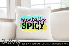 Sarcastic Mental Health Sublimation Design Funny Anxiety PNG Product Image 3