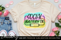 Sarcastic Mental Health Sublimation Design Funny Anxiety PNG Product Image 4