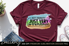 Sarcastic Mental Health Sublimation Design Funny Anxiety PNG Product Image 5