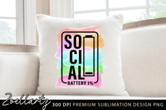 Sarcastic Mental Health Sublimation Design Funny Anxiety PNG Product Image 4