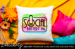 Sarcastic Mental Health Sublimation Design Funny Anxiety PNG Product Image 5