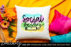 Funny Mental Health Sublimation Design Sarcastic Anxiety PNG Product Image 4