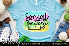 Funny Mental Health Sublimation Design Sarcastic Anxiety PNG Product Image 5