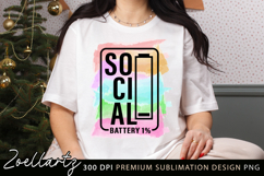 Sarcastic Mental Health Sublimation Design Funny Anxiety PNG Product Image 1