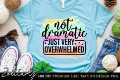 Sarcastic Mental Health Sublimation Design Funny Anxiety PNG Product Image 5