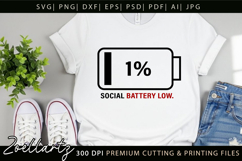 Funny Mental Health SVG Sarcastic Anxiety T-shirt Mug Design Product Image 7