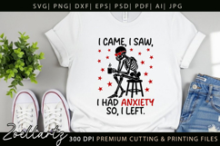 Funny Mental Health SVG Sarcastic Anxiety T-shirt Mug Design Product Image 4