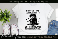 Sarcastic Mental Health SVG Funny Anxiety T-shirt Mug Design Product Image 8