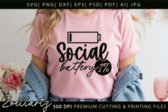 Sarcastic Mental Health SVG Funny Anxiety T-shirt Mug Design Product Image 5