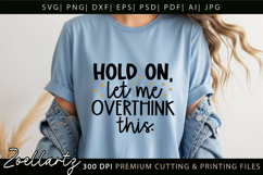 Funny Mental Health SVG Sarcastic Anxiety T-shirt Mug Design Product Image 3