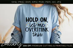 Funny Mental Health SVG Sarcastic Anxiety T-shirt Mug Design Product Image 3