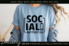 Sarcastic Mental Health SVG Funny Anxiety T-shirt Mug Design Product Image 4