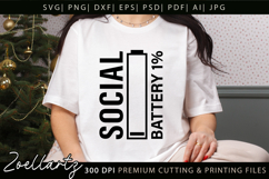 Sarcastic Mental Health SVG Funny Anxiety T-shirt Mug Design Product Image 1
