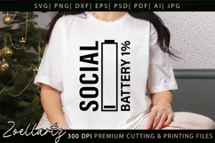 Sarcastic Mental Health SVG Funny Anxiety T-shirt Mug Design Product Image 1