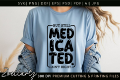 Sarcastic Mental Health SVG Funny Anxiety T-shirt Mug Design Product Image 4