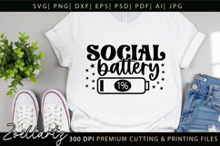 Sarcastic Mental Health SVG Funny Anxiety T-shirt Mug Design Product Image 2