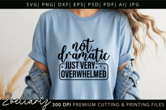 Funny Mental Health SVG Sarcastic Anxiety T-shirt Mug Design Product Image 7