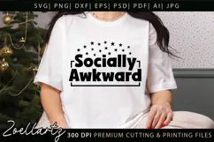 Mental Health Awareness SVG Funny Sarcastic Anxiety T-shirt Product Image 2