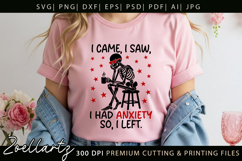 Funny Mental Health SVG Sarcastic Anxiety T-shirt Mug Design Product Image 11
