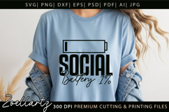 Funny Mental Health SVG Sarcastic Anxiety T-shirt Mug Design Product Image 7