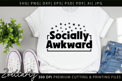 Mental Health Awareness SVG Funny Sarcastic Anxiety T-shirt Product Image 1