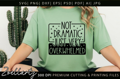 Funny Mental Health SVG Sarcastic Anxiety T-shirt Mug Design Product Image 5
