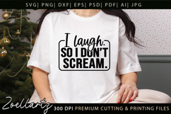 Sarcastic Mental Health SVG Funny Anxiety T-shirt Mug Design Product Image 1