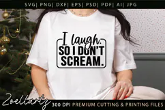 Sarcastic Mental Health SVG Funny Anxiety T-shirt Mug Design Product Image 1