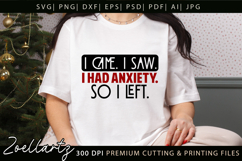 Sarcastic Mental Health SVG Funny Anxiety T-shirt Mug Design Product Image 2