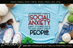 Sarcastic Mental Health SVG Funny Anxiety T-shirt Mug Design Product Image 9