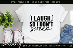 Funny Mental Health SVG Sarcastic Anxiety T-shirt Mug Design Product Image 9