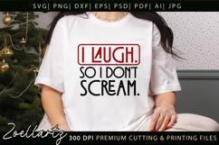 Sarcastic Mental Health SVG Funny Anxiety T-shirt Mug Design Product Image 1