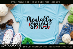 Funny Mental Health SVG Sarcastic Anxiety T-shirt Mug Design Product Image 1