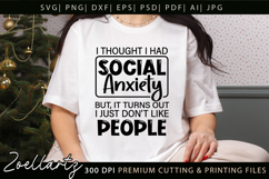 Sarcastic Mental Health SVG Funny Anxiety T-shirt Mug Design Product Image 1