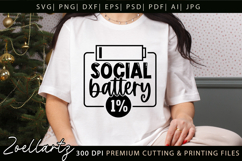 Sarcastic Mental Health SVG Funny Anxiety T-shirt Mug Design Product Image 1