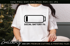 Sarcastic Mental Health SVG Funny Anxiety T-shirt Mug Design Product Image 1