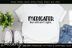 Funny Mental Health SVG Sarcastic Anxiety T-shirt Mug Design Product Image 6