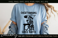 Funny Mental Health SVG Sarcastic Anxiety T-shirt Mug Design Product Image 11