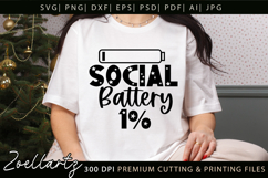 Sarcastic Mental Health SVG Funny Anxiety T-shirt Mug Design Product Image 1