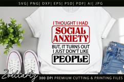 Sarcastic Mental Health SVG Funny Anxiety T-shirt Mug Design Product Image 9