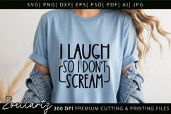 Funny Mental Health SVG Sarcastic Anxiety T-shirt Mug Design Product Image 3