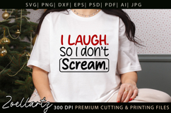 Sarcastic Mental Health SVG Funny Anxiety T-shirt Mug Design Product Image 1