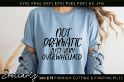 Funny Mental Health SVG Sarcastic Anxiety T-shirt Mug Design Product Image 3