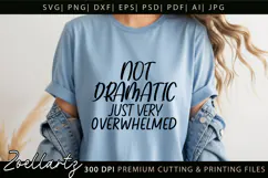 Funny Mental Health SVG Sarcastic Anxiety T-shirt Mug Design Product Image 3